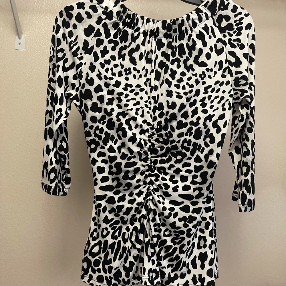 Cache - Animal Print Top - Picture 2 of 4